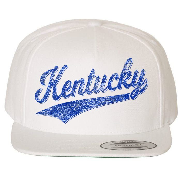 Kentucky Varsity Script Classic Sports Jersey Style Wool Snapback Cap