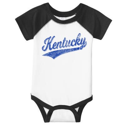 Kentucky Varsity Script Classic Sports Jersey Style Infant Baby Jersey Bodysuit