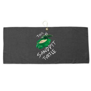 Kopie Von This Is Sandpit Turtle Large Microfiber Waffle Golf Towel