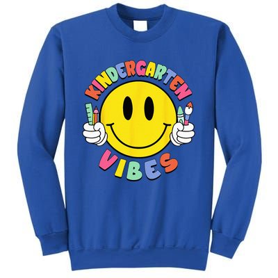 Kindergarten Vibes Teachers Kinder Crew Back To School Sweatshirt