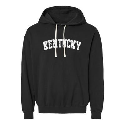 Kentucky Vintage Throwback Kentucky 90s Classic Design Garment-Dyed Fleece Hoodie