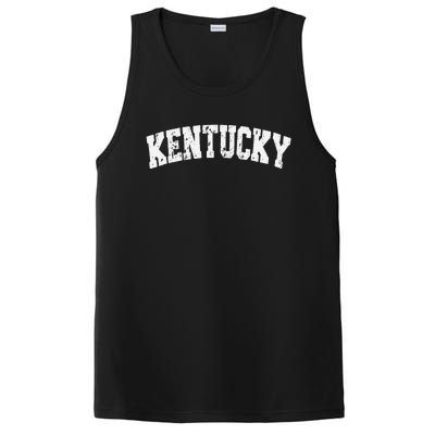 Kentucky Vintage Throwback Kentucky 90s Classic Design PosiCharge Competitor Tank