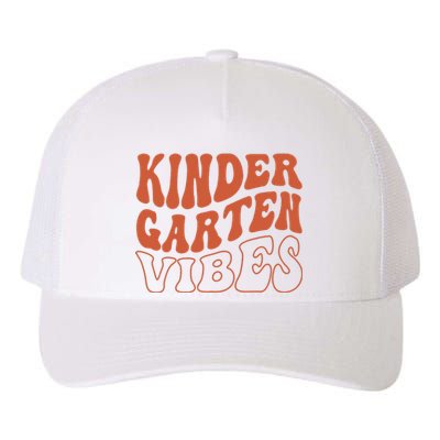 Kindergarten Vibes To School Teacher Yupoong Adult 5-Panel Trucker Hat