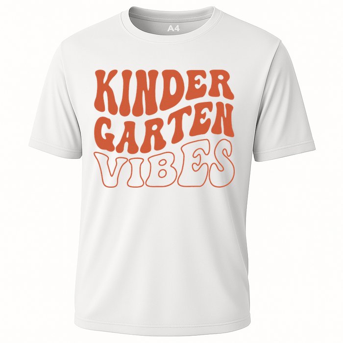 Kindergarten Vibes To School Teacher Cooling Performance Crew T-Shirt