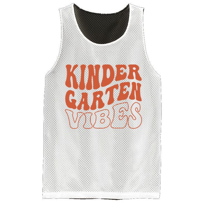Kindergarten Vibes To School Teacher Mesh Reversible Basketball Jersey Tank