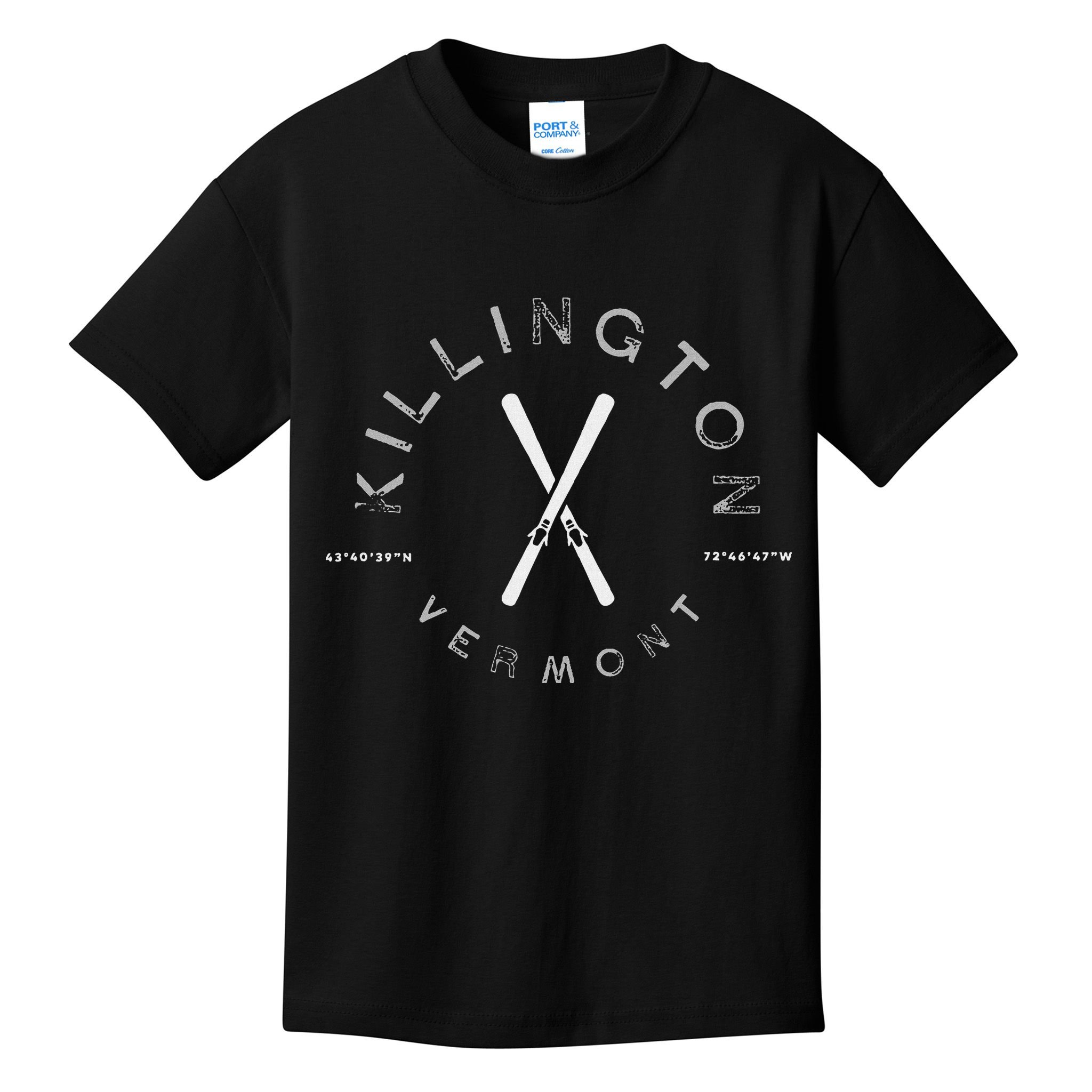 Killington Vermont Vintage Graphic Ski Kids T-Shirt
