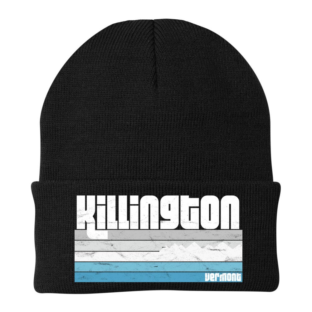 Killington Vermont Vt Retro Vacation Skiing Snowboarding Gift Beanie