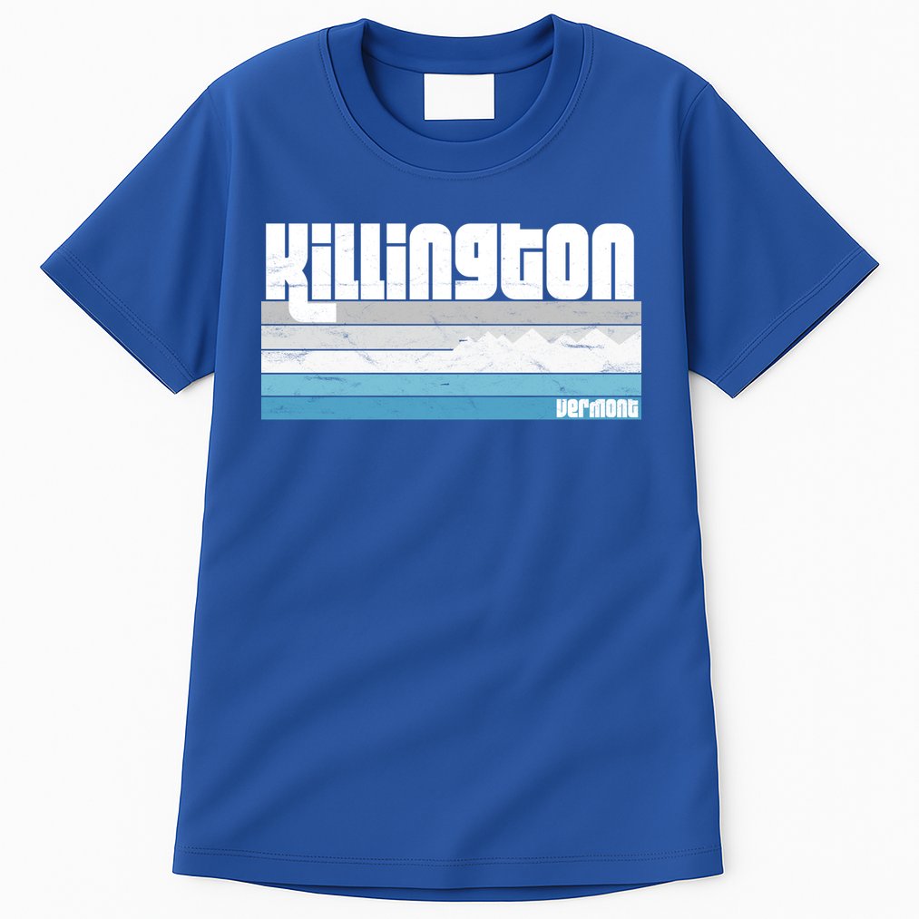 Killington Vermont Vt Retro Vacation Skiing Snowboarding Gift Tall T-Shirt