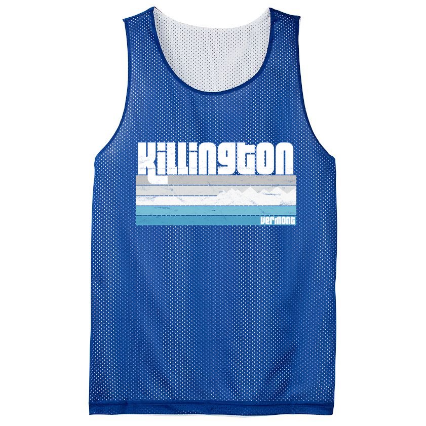 Killington Vermont Vt Retro Vacation Skiing Snowboarding Gift Mesh Reversible Basketball Jersey Tank