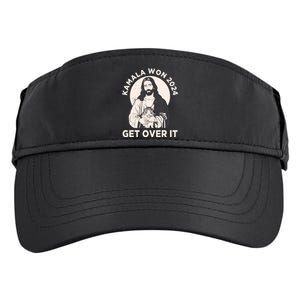 Kamala Won 2024 Election President 47th American Jesus Adult Drive Performance Visor