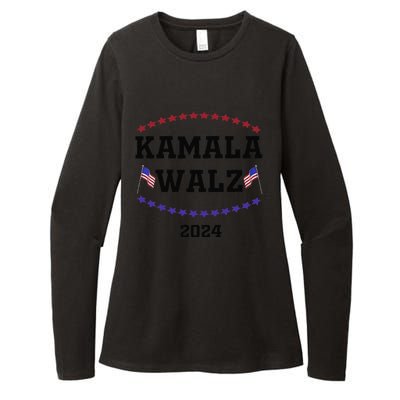 Kamala Waltz 2024Kamala Harris Tim Waltz 2024 Womens CVC Long Sleeve Shirt