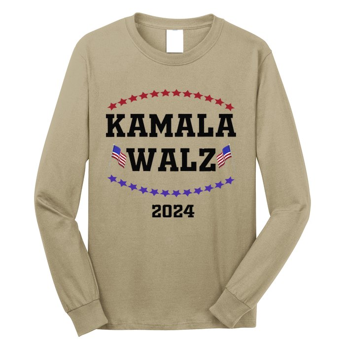 Kamala Waltz 2024Kamala Harris Tim Waltz 2024 Long Sleeve Shirt