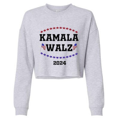 Kamala Waltz 2024Kamala Harris Tim Waltz 2024 Cropped Pullover Crew