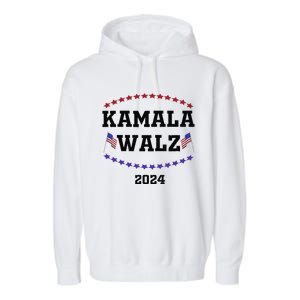 Kamala Waltz 2024Kamala Harris Tim Waltz 2024 Garment-Dyed Fleece Hoodie