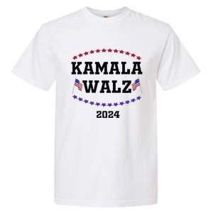 Kamala Waltz 2024Kamala Harris Tim Waltz 2024 Garment-Dyed Heavyweight T-Shirt