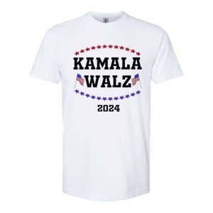 Kamala Waltz 2024Kamala Harris Tim Waltz 2024 Softstyle CVC T-Shirt