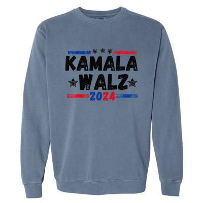 Kamala Walz 2024 For Brighter Tomorrow Garment-Dyed Sweatshirt