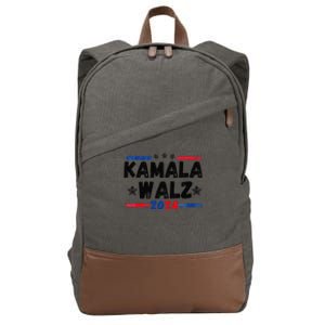 Kamala Walz 2024 For Brighter Tomorrow Cotton Canvas Backpack