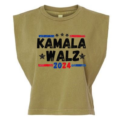 Kamala Walz 2024 For Brighter Tomorrow Garment-Dyed Women's Muscle Tee