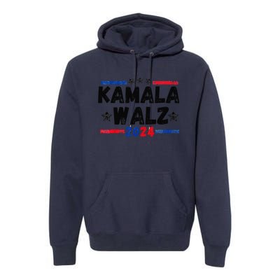 Kamala Walz 2024 For Brighter Tomorrow Premium Hoodie