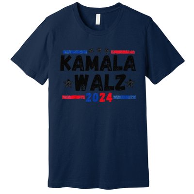 Kamala Walz 2024 For Brighter Tomorrow Premium T-Shirt