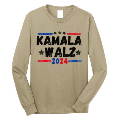 Kamala Walz 2024 For Brighter Tomorrow Long Sleeve Shirt