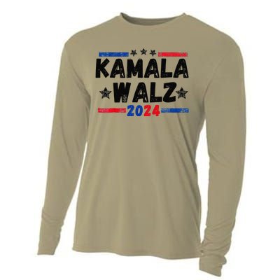 Kamala Walz 2024 For Brighter Tomorrow Cooling Performance Long Sleeve Crew