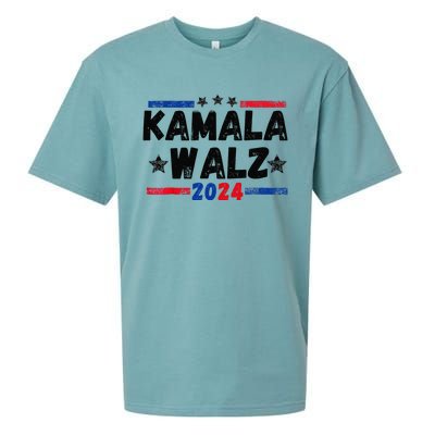 Kamala Walz 2024 For Brighter Tomorrow Sueded Cloud Jersey T-Shirt