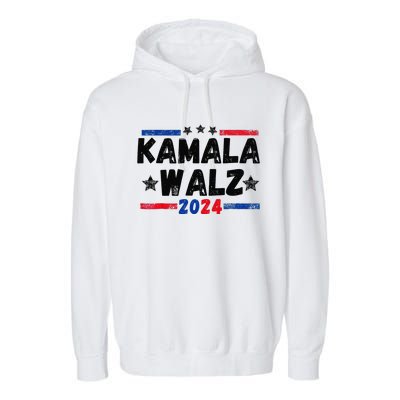 Kamala Walz 2024 For Brighter Tomorrow Garment-Dyed Fleece Hoodie