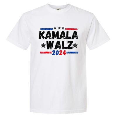 Kamala Walz 2024 For Brighter Tomorrow Garment-Dyed Heavyweight T-Shirt