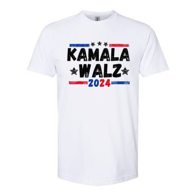 Kamala Walz 2024 For Brighter Tomorrow Softstyle CVC T-Shirt