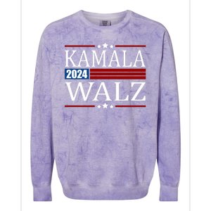 Kamala Walz 2024 Election Political Colorblast Crewneck Sweatshirt