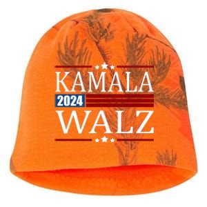 Kamala Walz 2024 Election Political Kati - Camo Knit Beanie