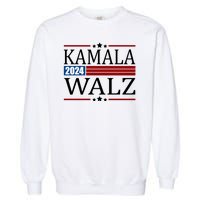 Kamala Walz 2024 Election Political Garment-Dyed Sweatshirt