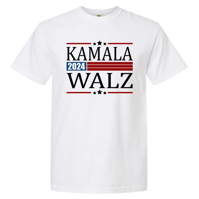 Kamala Walz 2024 Election Political Garment-Dyed Heavyweight T-Shirt