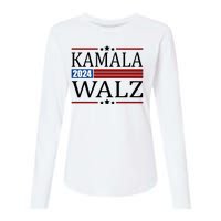 Kamala Walz 2024 Election Political Womens Cotton Relaxed Long Sleeve T-Shirt