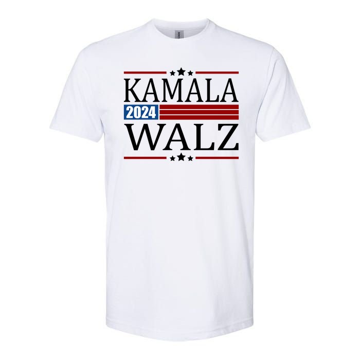 Kamala Walz 2024 Election Political Softstyle CVC T-Shirt