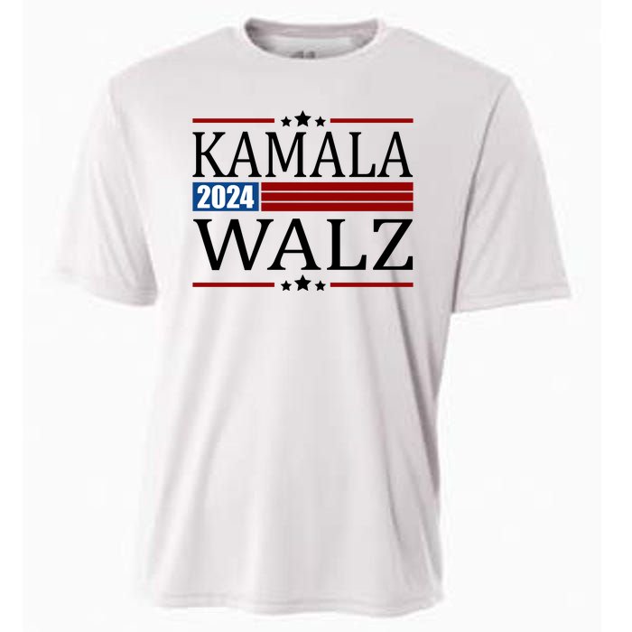 Kamala Walz 2024 Election Political Cooling Performance Crew T-Shirt