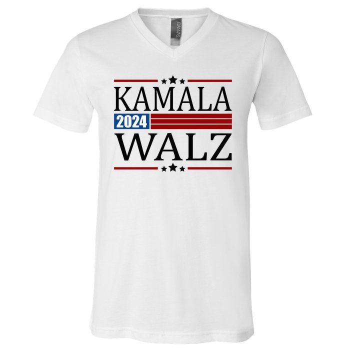 Kamala Walz 2024 Election Political V-Neck T-Shirt