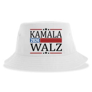 Kamala Walz 2024 Election Political Sustainable Bucket Hat