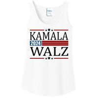 Kamala Walz 2024 Election Political Ladies Essential Tank