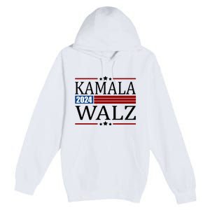 Kamala Walz 2024 Election Political Premium Pullover Hoodie