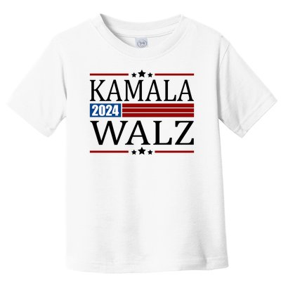 Kamala Walz 2024 Election Political Toddler T-Shirt