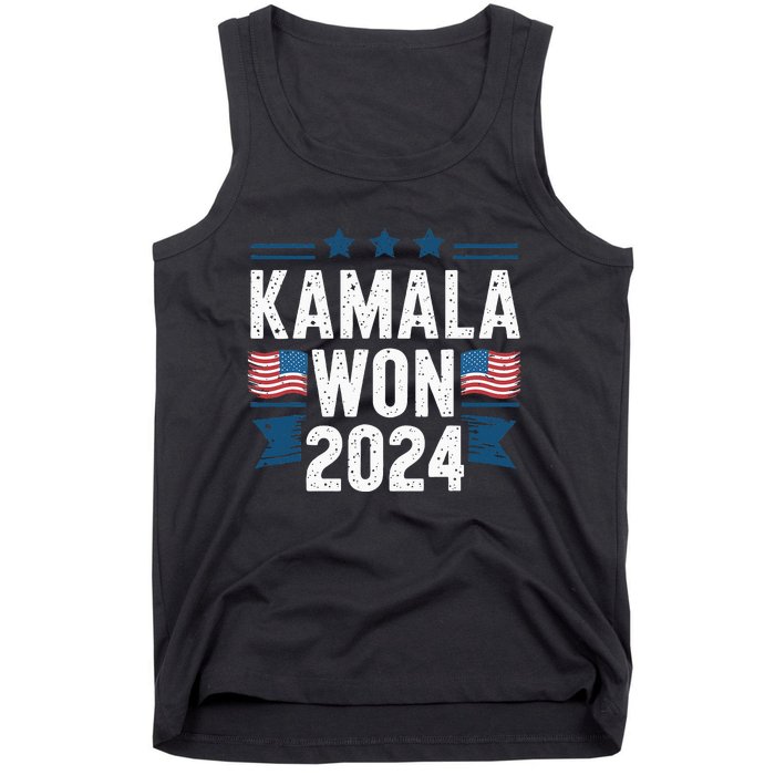 Kamala Won 2024 Election Inauguration Tank Top