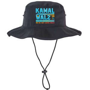 Kamala Waltz 2024 WeRe Not Going Back Harris Election Team Legacy Cool Fit Booney Bucket Hat