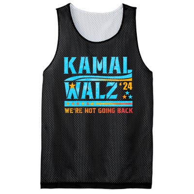 Kamala Waltz 2024 WeRe Not Going Back Harris Election Team Mesh Reversible Basketball Jersey Tank