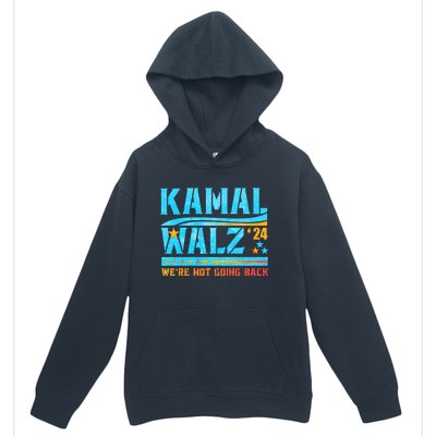 Kamala Waltz 2024 WeRe Not Going Back Harris Election Team Urban Pullover Hoodie