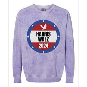 Kamala Walz 2024 Colorblast Crewneck Sweatshirt