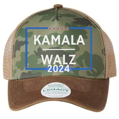 Kamala Walz 2024 Is President Election Is Vote Democratic Legacy Tie Dye Trucker Hat