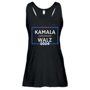 Kamala Walz 2024 Is President Election Is Vote Democratic Ladies Essential Flowy Tank